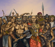 " Наемники " - иллюстрация к роману