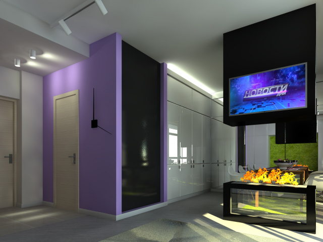 Интерьер квартиры-студии