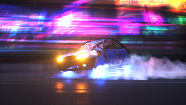 Cyberpunk Chevrolet Lanos