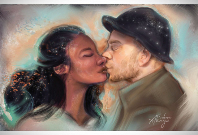 Иллюстрация для пары в Adobe Photoshop