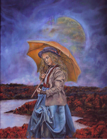 "Under the moonlight", холст масло 30 x 40 см