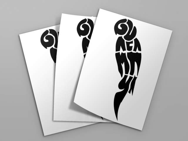 Попугай из букв