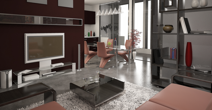 Интерьер гостинной