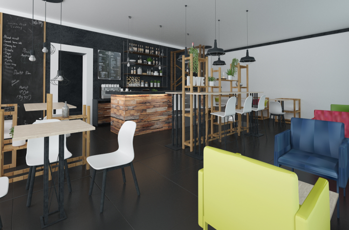 Интерьер кофейни