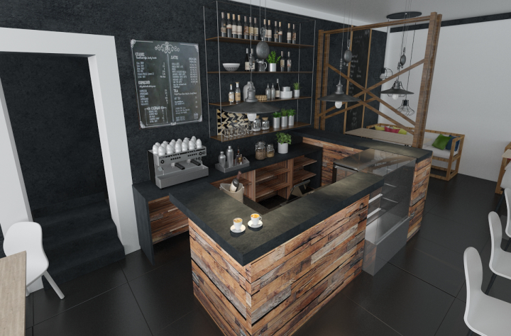 Интерьер кофейни
