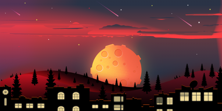 Bright side of the moon