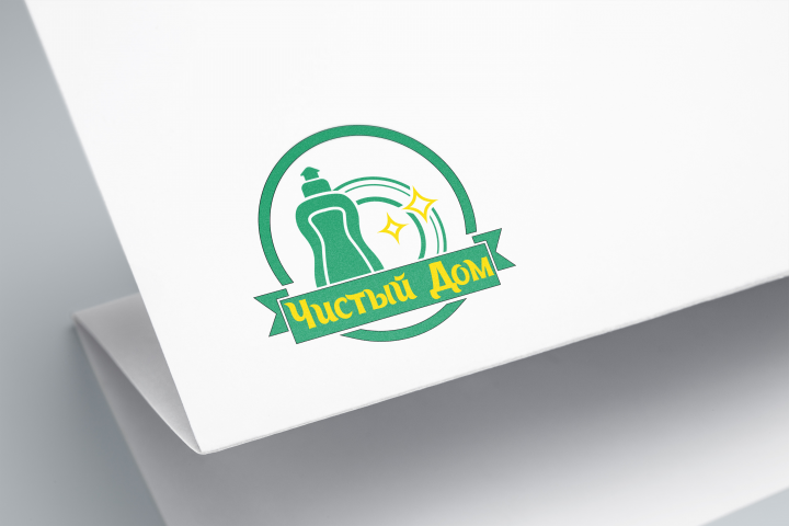 Логотип для клининговой службы