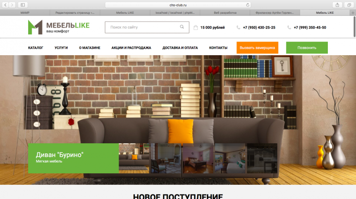Дипломная работа - интернет магазин с мебелью