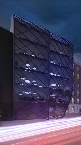 office building sketch