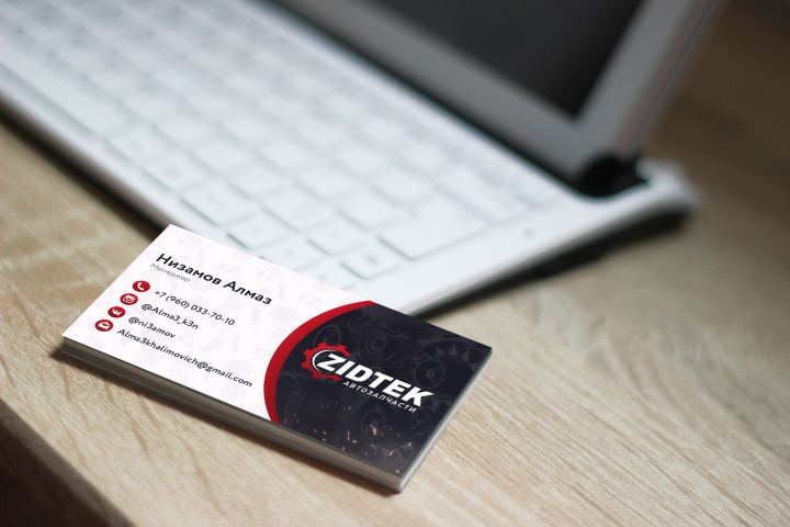 Визитка "ZIDTEK"