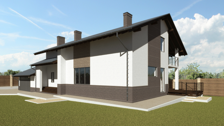 Визуализация частного дома