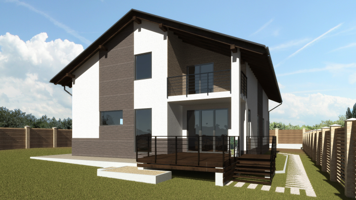 Визуализация частного дома