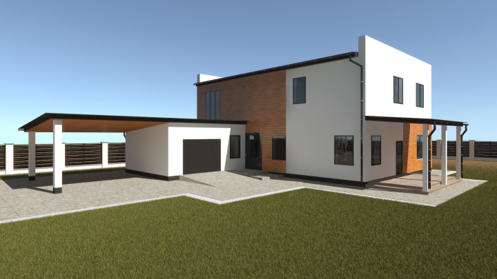 Визуализация частного дома