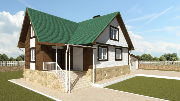 Визуализация частного дома