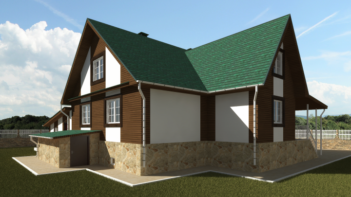 Визуализация частного дома