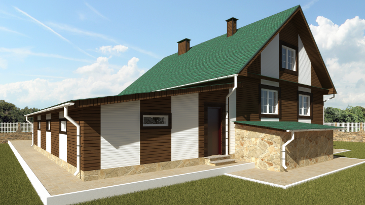 Визуализация частного дома