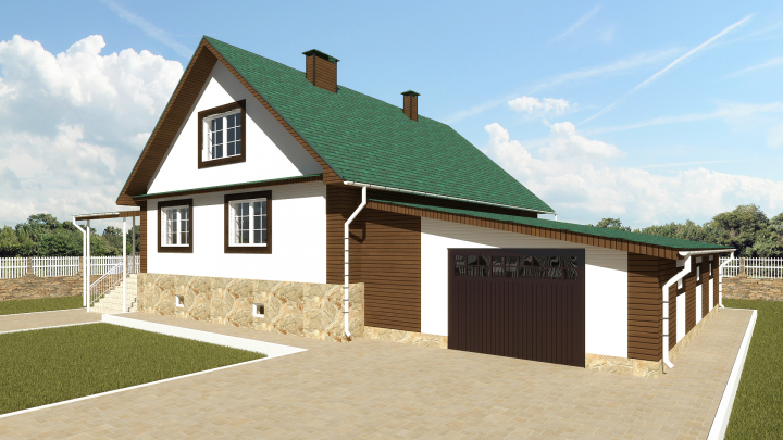 Визуализация частного дома