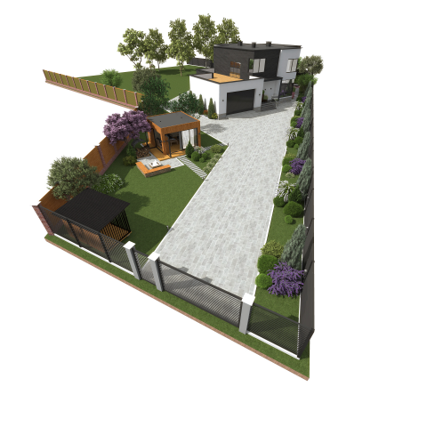 Проектирование частной территории (10 сот.)