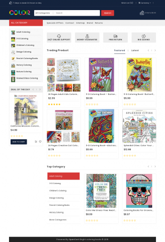 Интернет магазин Brcolbooks (Opencart 3.x)