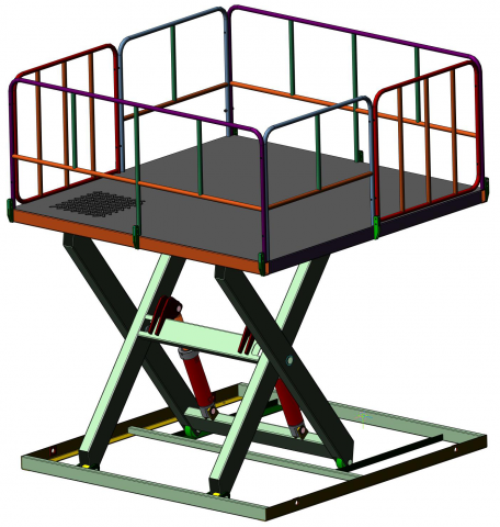 Стол подъемный гидравлический