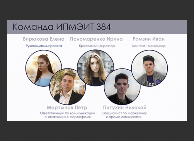 Слайд "Команда"