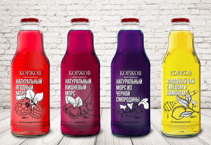 Этикетки для пекарен Коржов