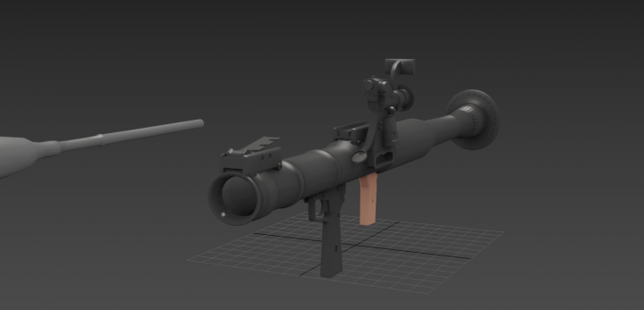 3d default RPG-17 model for games