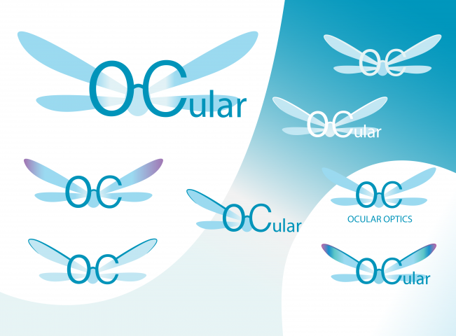 Варианты логотипов для магазина оптики OCULAR