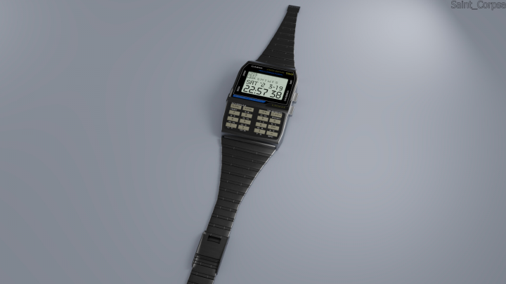 Моделирование и визуализация часов Casio DBC 1500