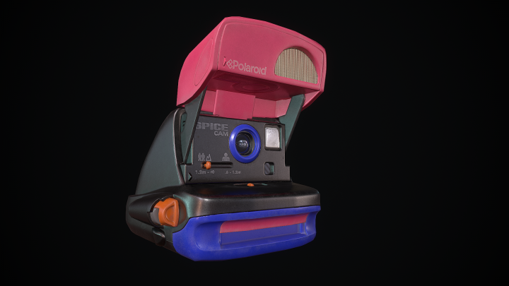 Low Poly Camera Cannon SPICE cam
