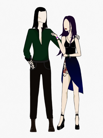 Описание - иллюстрация персонажей