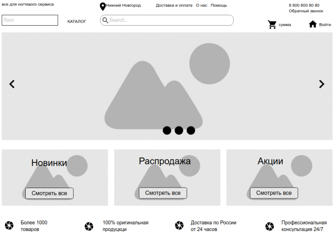 Магазин Все для маникюра