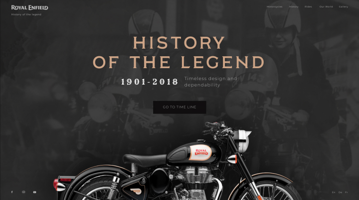 Редизайн сайта мотоциклов