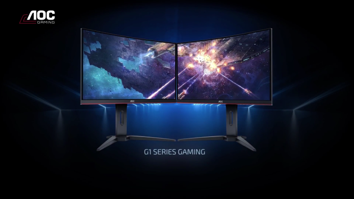AOC-реклама новой линейки мониторов.