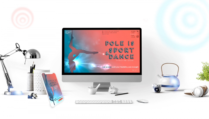 Веб-дизайн для Студии акробатики в Лондоне