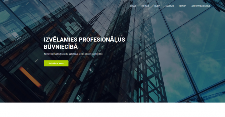 Сайт для строительной компании - IJSProjekts