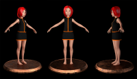 Girl red hair