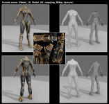 female armor