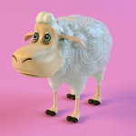 Игрушечная овечка