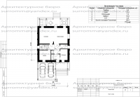 Планировка каркасного дома 1-ого этажа