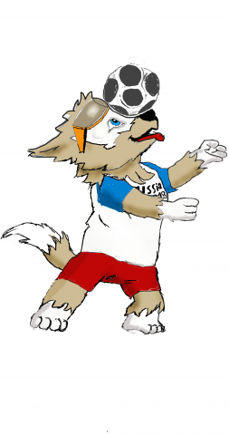 Решил нарисовать символ чемпионата России по футболу)