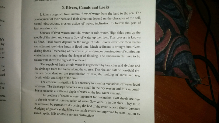 Rivers, Canals, and Locks