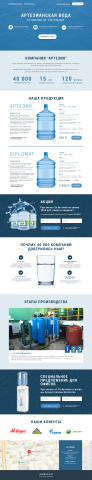 Landing Page Доставка Воды