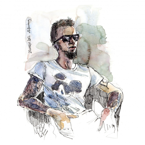 The man