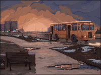 Автобус+ анимация