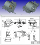 3D модель и сборочный чертёж