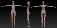 Кукла для 3d печати