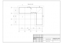 Деревянное строение. План