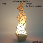 Golden crystal