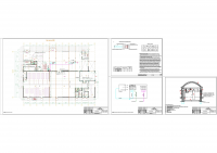 Проект дымоуделения через крышные фрамуги. Магазин "Петрович"